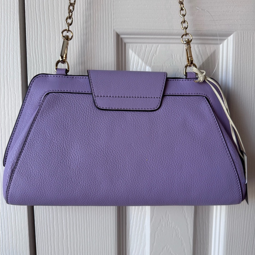 NWT Radley London leather clutch purse with chain. - Picture 6 of 12
